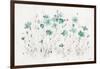 Wildflowers I Turquoise-Lisa Audit-Framed Art Print