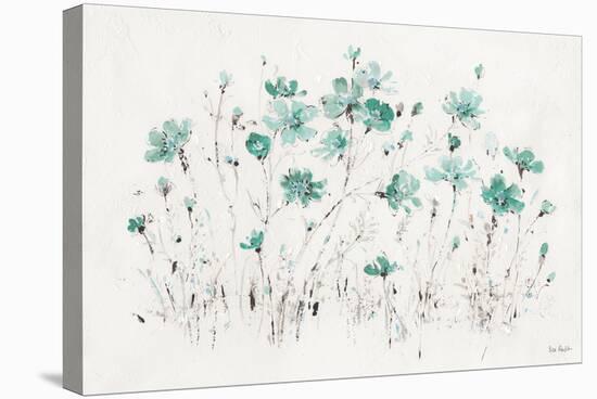 Wildflowers I Turquoise-Lisa Audit-Stretched Canvas