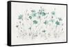 Wildflowers I Turquoise-Lisa Audit-Framed Stretched Canvas