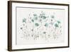 Wildflowers I Turquoise-Lisa Audit-Framed Art Print