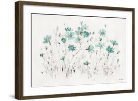 Wildflowers I Turquoise-Lisa Audit-Framed Art Print