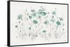 Wildflowers I Turquoise-Lisa Audit-Framed Stretched Canvas