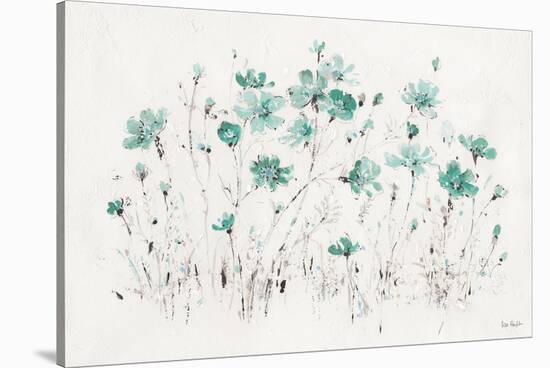 Wildflowers I Turquoise-Lisa Audit-Stretched Canvas