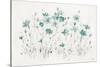 Wildflowers I Turquoise-Lisa Audit-Stretched Canvas