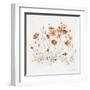 Wildflowers II Orange-Lisa Audit-Framed Art Print