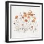 Wildflowers II Orange-Lisa Audit-Framed Art Print