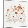 Wildflowers II Orange-Lisa Audit-Mounted Art Print