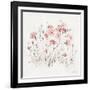 Wildflowers II Pink-Lisa Audit-Framed Art Print