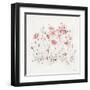 Wildflowers II Pink-Lisa Audit-Framed Art Print