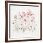 Wildflowers II Pink-Lisa Audit-Framed Art Print