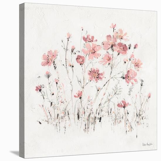 Wildflowers II Pink-Lisa Audit-Stretched Canvas