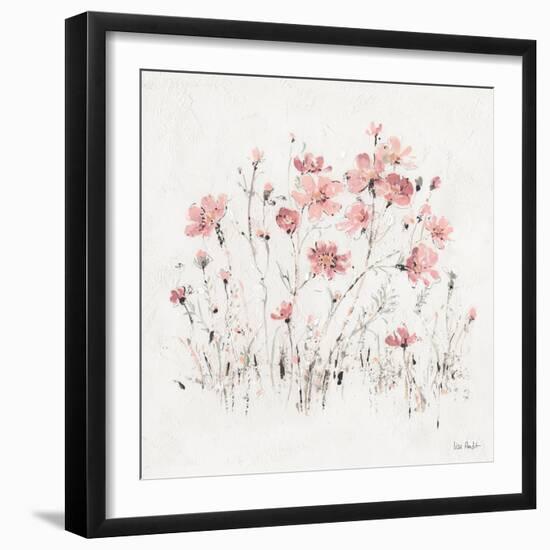 Wildflowers II Pink-Lisa Audit-Framed Art Print