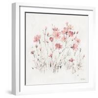 Wildflowers II Pink-Lisa Audit-Framed Art Print