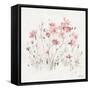 Wildflowers II Pink-Lisa Audit-Framed Stretched Canvas