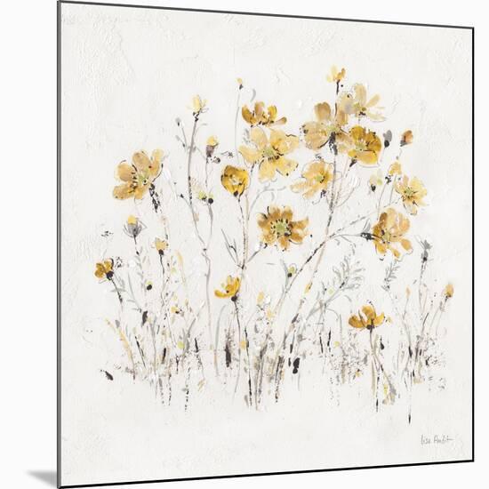 Wildflowers II Yellow-Lisa Audit-Mounted Art Print