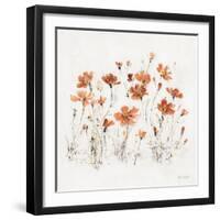 Wildflowers III Orange-Lisa Audit-Framed Art Print