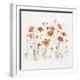 Wildflowers III Orange-Lisa Audit-Framed Art Print