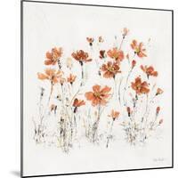 Wildflowers III Orange-Lisa Audit-Mounted Art Print