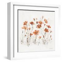 Wildflowers III Orange-Lisa Audit-Framed Art Print