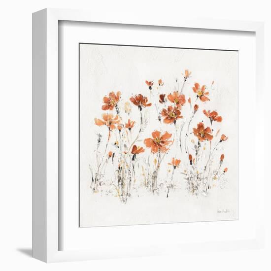 Wildflowers III Orange-Lisa Audit-Framed Art Print