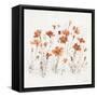 Wildflowers III Orange-Lisa Audit-Framed Stretched Canvas