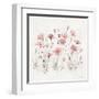 Wildflowers III Pink-Lisa Audit-Framed Art Print