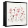 Wildflowers III Pink-Lisa Audit-Framed Stretched Canvas