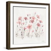 Wildflowers III Pink-Lisa Audit-Framed Art Print