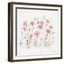 Wildflowers III Pink-Lisa Audit-Framed Art Print