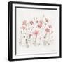 Wildflowers III Pink-Lisa Audit-Framed Art Print