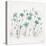 Wildflowers III Turquoise-Lisa Audit-Stretched Canvas