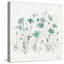 Wildflowers III Turquoise-Lisa Audit-Stretched Canvas