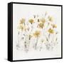 Wildflowers III Yellow-Lisa Audit-Framed Stretched Canvas