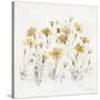 Wildflowers III Yellow-Lisa Audit-Stretched Canvas