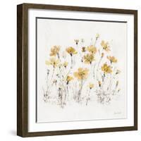 Wildflowers III Yellow-Lisa Audit-Framed Art Print