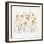 Wildflowers III Yellow-Lisa Audit-Framed Art Print