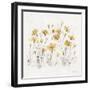 Wildflowers III Yellow-Lisa Audit-Framed Art Print