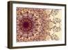 Wildflowers Mandala-null-Framed Premium Giclee Print