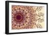 Wildflowers Mandala-null-Framed Premium Giclee Print