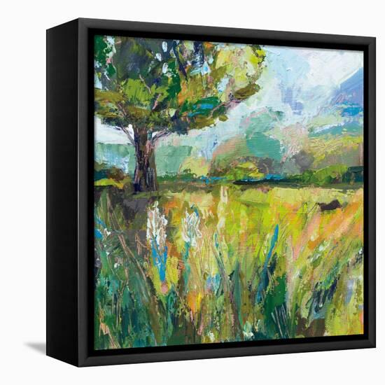 Wildflowers v2-Jeanette Vertentes-Framed Stretched Canvas