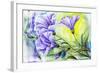 Wildflowers. Watercolor Painting-Valenty-Framed Art Print