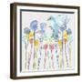 Wildflowers with Bird-Tammy Kushnir-Framed Giclee Print