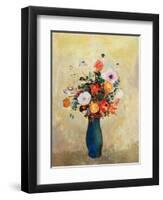 Wildflowers-Odilon Redon-Framed Giclee Print