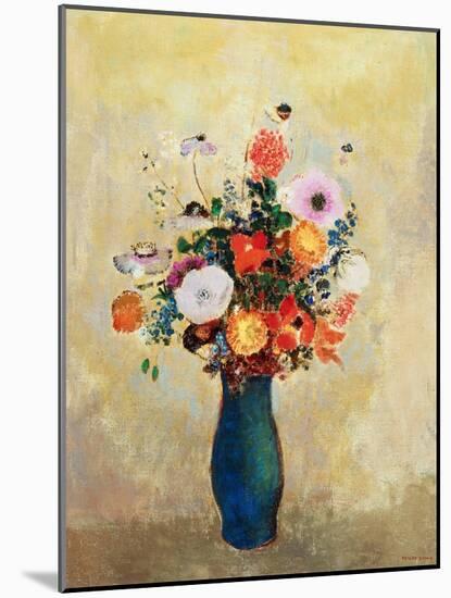 Wildflowers-Odilon Redon-Mounted Giclee Print