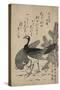 Wildfowl and Pine-Katsukawa Shunsei-Stretched Canvas