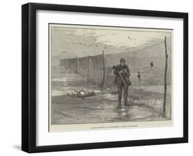 Wildfowl-Netting in Lincolnshire, a Sketch Near Boston-Charles Whymper-Framed Giclee Print