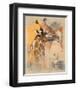 Wildlife Giraffe-Joadoor-Framed Art Print