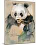 Wildlife Panda-Joadoor-Mounted Art Print