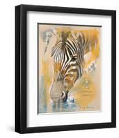 Wildlife Zebra-Joadoor-Framed Art Print