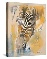 Wildlife Zebra-Joadoor-Stretched Canvas